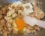 オートミールと豆腐でお好み焼き作り方3写真