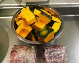 簡単！肉かぼちゃ作り方1写真