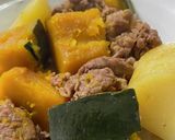 簡単！肉かぼちゃ作り方6写真