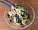 【学校給食】小松菜の海苔和え作り方4写真