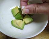 【副菜】アボカド塩昆布ごま油作り方4写真