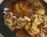 煮込みハンバーグ　デミソース作り方4写真