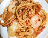 【世界麺🇹🇭】タイ風うどん焼きそば🦐パッタイ簡易版作り方8写真