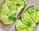 きゅうりとクリームチーズのオープンサンド作り方5写真