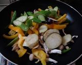 夏野菜のオリーブオイル炒め作り方2写真