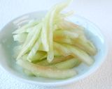 捨てないで!すいかの皮はむくみ効果あり♪作り方13写真