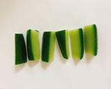 簡単！お弁当！きゅうりチーズのちくわ巻き作り方4写真