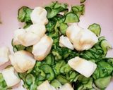 酢の物♡キュウリとお麩♡作り方4写真
