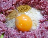 簡単！カマンベールチーズハンバーグ　作り方1写真