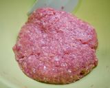 簡単！カマンベールチーズハンバーグ　作り方3写真