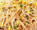 レンジ茹で4分～豆もやしナムル和え物作り方5写真