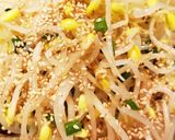 レンジ茹で4分～豆もやしナムル和え物作り方5写真