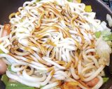 超簡単！夏野菜のソース焼きうどん！！作り方7写真