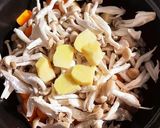 ストウブ55分♪簡単絶品・鶏肉無水煮込み作り方5写真