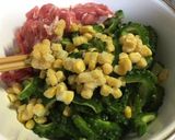 種もワタも食べるゴーヤと豚肉のかき揚げ作り方3写真
