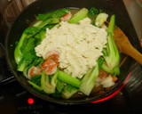 青梗菜と海老のフワフワ豆腐あんかけ作り方3写真