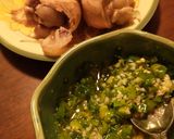 四川省時短、茹でチキンの塩ダレ添え作り方5写真