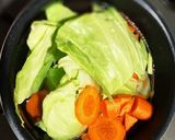 【離乳食初期】キャベツと人参のスープ作り方2写真