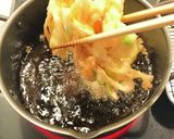 海老とネギのかき揚げぶっかけうどん作り方4写真
