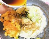 海老とネギのかき揚げぶっかけうどん作り方7写真