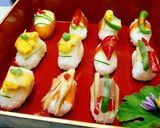 ベジート巻き 野菜のお寿司 モロヘイヤ作り方9写真