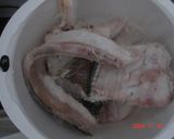ハマチのアラで・・塩ちゃんこ鍋！！作り方1写真