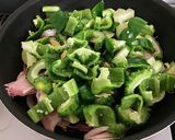 お鍋一つで簡単！夏野菜と豚肉の酢醤油煮作り方1写真