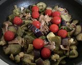 お鍋一つで簡単！夏野菜と豚肉の酢醤油煮作り方4写真