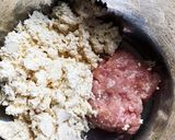 豆腐ハンバーグ つけダレで美味しく作り方1写真