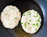 豆腐ハンバーグ つけダレで美味しく作り方3写真