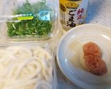 簡単すぎる！めんたいうどん作り方1写真