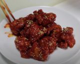 ごはんが進む！韓国風ヤンニョムチキン作り方9写真