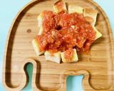 赤ちゃんのピザトースト作り方3写真