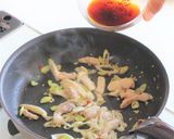 バジル香る台湾グルメ♪三杯鶏風ビーフン作り方6写真