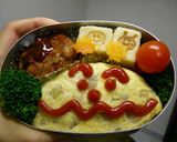 カレーパンマン　キャラ弁作り方3写真
