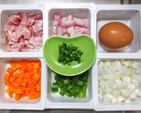 町中華のワザあり五目チャーハン作り方1写真