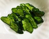 タッパで作るきゅうりの漬物 大量の消費に作り方5写真