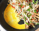 妊娠飯！まいたけともやしのオイスター炒め作り方3写真