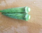 オクラのねぎ塩たれ和え作り方1写真