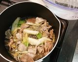 豚こまとネギのコクあり味噌汁作り方2写真