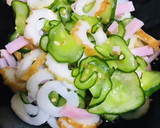きゅうりとちくわの酢の物作り方5写真