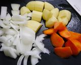 簡単!抹茶クリームシチュー作り方1写真