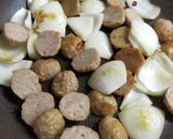肉団子と揚げ野菜の中華炒め作り方4写真