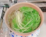 水菜と胡桃の味噌マヨネーズ作り方1写真