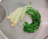 水菜と胡桃の味噌マヨネーズ作り方2写真