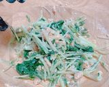 水菜と胡桃の味噌マヨネーズ作り方6写真