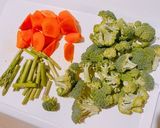 ☆海老と野菜のオイスターソース炒め☆作り方1写真
