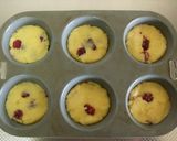 チーズとクランベリーの米粉カップケーキ作り方6写真