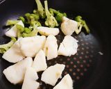 粉吹き芋リメイク♪簡単☆じゃがいもソテー作り方4写真