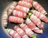 お肉で巻き巻き作り方3写真